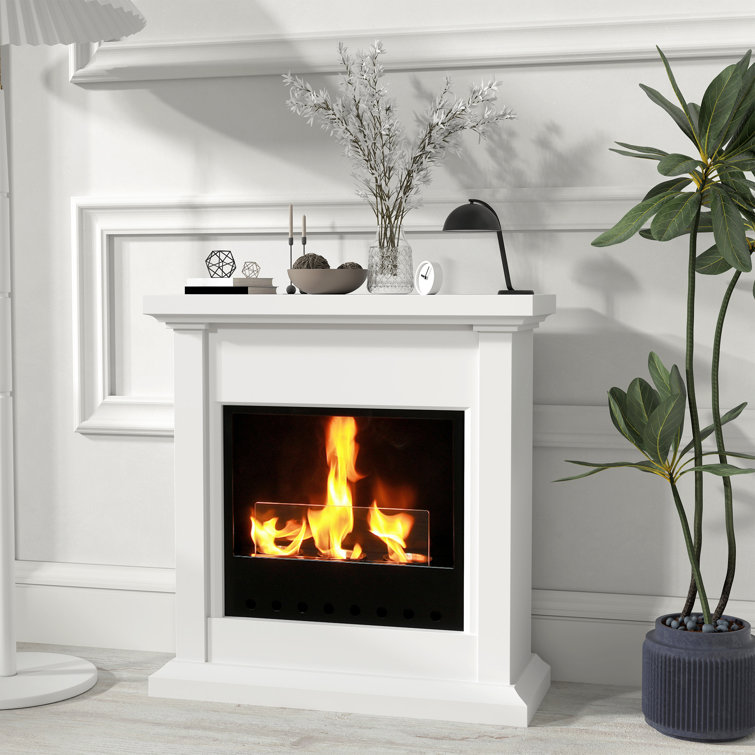 Ebern Designs Onofria Ebern Designs 63.5cm W Ethanol Inset Fire